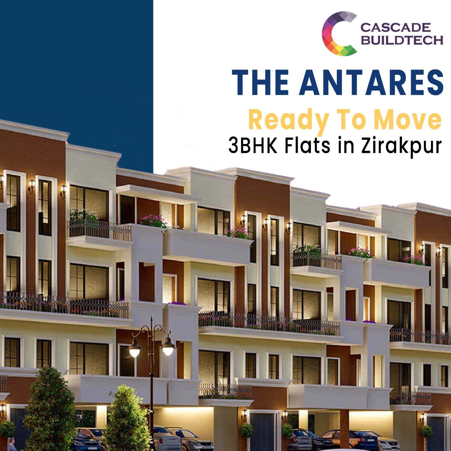 Ready To Move 3BHK Flats In Zirakpur By The Antares