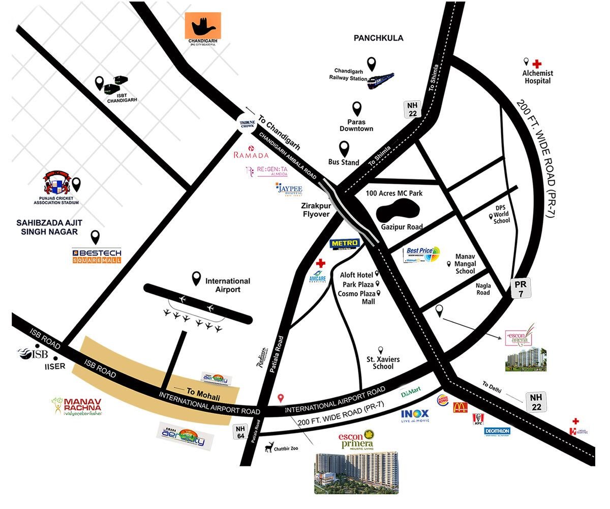 ESCON PRIMERA Location Map