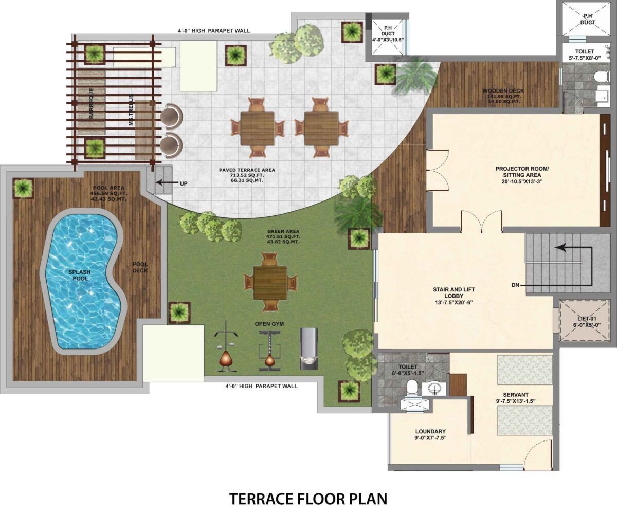 terrace floor plan marbella grand