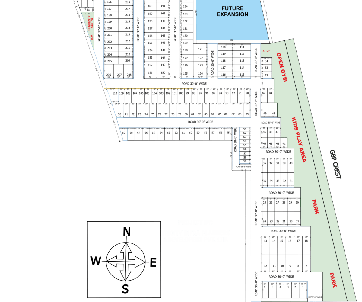 Country Side Green Layout Plan